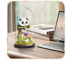 KONSTRUKCINIAI KLUOKAI PANDA 999 EL MINI BLOKLIŲ RINKINYS SU ATŠĖLINIO PAGRINDU