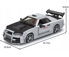 Konstrukciniai "mould King" "skyline Gtr R34" "technic" 1471 el.