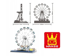 Konstrukciniai "wange" kaladėlės London Eye, 1528 det.