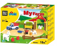 Blocki Konstruktorius MUBI MyFarm MU2003 32 vnt.