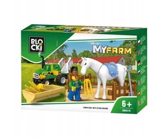 Konstruktorius Blocki MyFarm Mažas traktorius, KB0318, 43vnt.