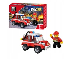 Konstruktorius Blocki MyFireBrigade Gaisro gesinimo automobilis KB0819, 84 vnt