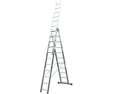 Kopėčios KRAUSE Corda, 2 x 9, aliumininės, universalios, maks. darbinis aukštis - 500 cm