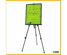 Korbi Didelė magnetinė taktinė lenta 60x45 cm su stovu