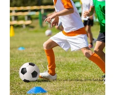 Korbi Futbolo treniruočių kūgiai grybai lanksčios lėkštės 10 vnt. rinkinys