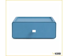 Korbi Rašomojo stalo stalčiaus dėžutė Tupperware, mėlyna