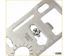 Korbi SURVIVAL CARD ESSENTIAL MINI MULTI TOOL KNIFE