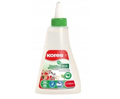 Universalūs stiprios fiksacijos ekologiški klijai KORES 125ml ECO, skaidrūs
