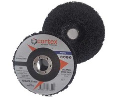 Korėtas valymo diskas CORTEX Premium, 125 x 22 mm, silicio karbidas