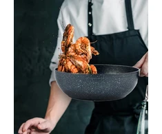 "Korkmaz" indukcinė keptuvė wok ORNELLA 24 cm