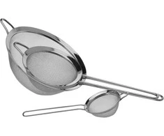 Mondex Sietelis plieninė 8 / 14 / 20 cm 3 vnt.