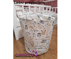 KOSZ na ZABAWKI maišelis torba organizer pudełko kosze pokój dziecięcy CAMICCO