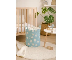 KOSZ NA ZABAWKI UBRANIA PRANIE DUŻY ZAMYKANY POJEMNIK ORGANIZER BABYMAM