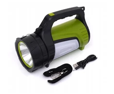 Kraft&amp;Dele LED įkraunamas žibintuvėlis 1200 lm su USB