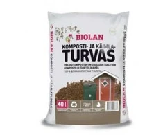 Sausųjų tualetų durpės, 40 L, Biolan