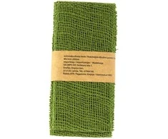 Krakmolyta džiutinė juosta W8.5cm L300cm žalia