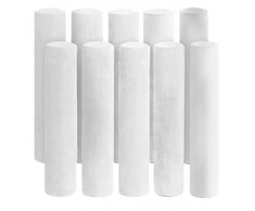 Kreda tablicowa szkolna Titanum 10 vnt. balta 10 mm