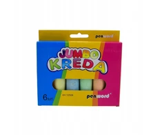 Kreida šaligatvio Jumbo Penword, 6 spalvos