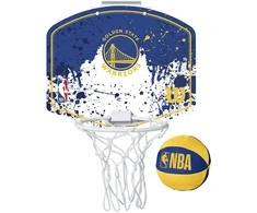 WILSON NBA TEAM MINI HOOP GOLDEN STATE WARRIORS mini krepšinio lenta su kamuoliuku
