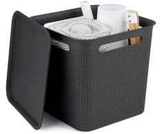 Krepšys Brisen XL Rotho 29.1x29.1x28.1cm/18L antracito spalvos