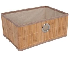 Home4You Krepšys MAX BAMBOO 30x21xH13cm