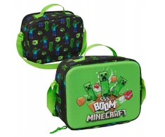 KREPŠYS TERMICZNA MINECRAFT 3D LUNCH BAG ŚNIADANIÓWKA NA ŚNIADANIE SAFTA