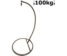 Krėslo-sūpynių stovas 105cm tamsiai rudas
