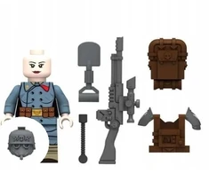 Kriego snaiperio mirties korpusas su WH40K minifigūra blokams