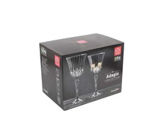 Krištolinės baltojo vyno taurės RCR ADAGIO, 220 ml., 6 vnt.