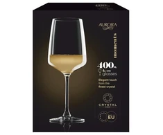 Krištolinės baltojo vyno taurės RCR ARIA, 380 ml., 6 vnt.