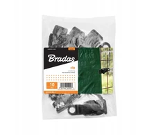 Krokodilo formos spaustukas Juodas (10 vnt.) BCK5-BK-L
