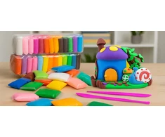 Kruzzel MAGICAL Plastilino SENSO MOLIO POLIMERIO PUTO formelė VAIKAMS 36 vnt.