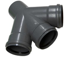 Armakan Kryžminė jungtis PP 110mm 45° Pilka