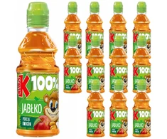 KUBUŚ 100% obuolių sulčių sultys vaikams 12x300ml