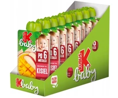 KUBUŚ Baby Mango Jelly 100g Sveikas skanus maistingas desertas vaikams