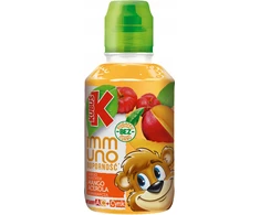 KUBUŚ IMMUNO SUICE Immunity Obuolių morkų MANGO ACEROLA Vitaminas C 200ml