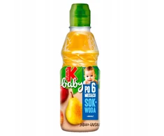 Kubuś Mikė Baby Drink po 6 mėnesių obuolių kriaušių 300 ml