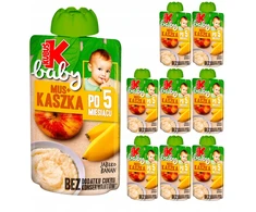 Kubuś Mikė Baby obuolių-bananų košės putėsiai 9x100g