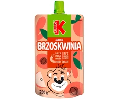 Kubuś Mikė Obuolių-persikų putėsiai 200 g x 10 vnt