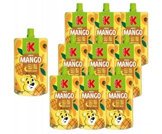 KUBUŚ Mousse vaikams su obuolių-mango skonio 200 g x 10 vnt.