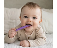 KŪDIKIO DANTYS, 5 DALIES KRAMTO VAMZDYS, 2 ŠEPEČIAI, TOKIAI TINKANTYS DANTIMUI