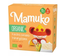 Kukurūzų avižų košė iš ekologiškų ES ūkių vaikams Mamuko 6m+