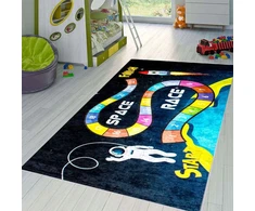 Kupdywan Dywan SPACE RACE KOSMONAUTA dla Dziecka Gra planszowa 120x170 cm