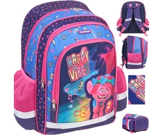 Mokyklinė kuprinė Starpak Trolls (395165), Violetinė/rožinė