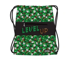Kuprinė su raišteliais "level Up" - St. Majewski, žalia