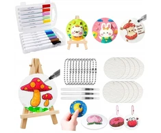 KŪRYBINGAS „Pasidaryk pats“ 3D MAGIC FLUFFY DAŽYMO RINKINYS SU KEMPINĖLIU