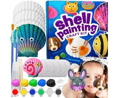 KŪRYBINGAS „Pasidaryk pats“ SHELL DAŽYMO RINKINYS, „SHELL Crafts“ DOVANA
