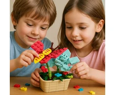 KŪRYBINGI MINI KALULĖLIAI VAIKAMS GĖLĖS GĖLĖS 3D 92 vnt 1039A-2