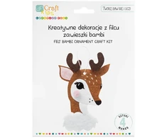 Kūrybingi veltinio dekoracijos pakabukai Bambi dpCraft elnio elnio veltinis
