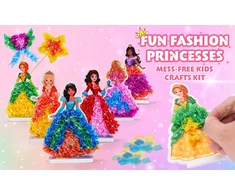 Kūrybiniai „Poke in Fun“ princesių rinkiniai 4-8 metų mergaitėms
